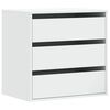vidaXL Ladekast 60x41x58 cm bewerkt hout wit