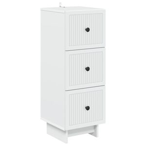 vidaXL Ladenkast Wit 33 x 34,5 x 90 cm Bewerkt hout