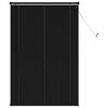 vidaXL Venetiaanse Blind Verstelbaar Zwart 150 x 70 cm PVC