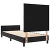 vidaXL Boxspringbed met hoofdeinde Zwart 100 x 200 cm Fluweel