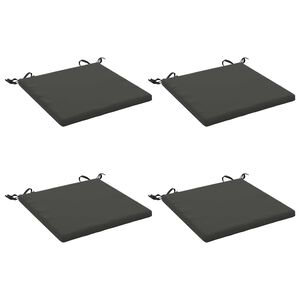 vidaXL 4-Piece Zitkussens SOEST 4 st 100% Polyester Antraciet