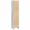 vidaXL Hoge kast 37,5x35x180 cm spaanplaat grijs sonoma