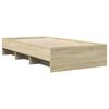 vidaXL Bedframe zonder matras hout sonoma eikenkleurig 90x200 cm