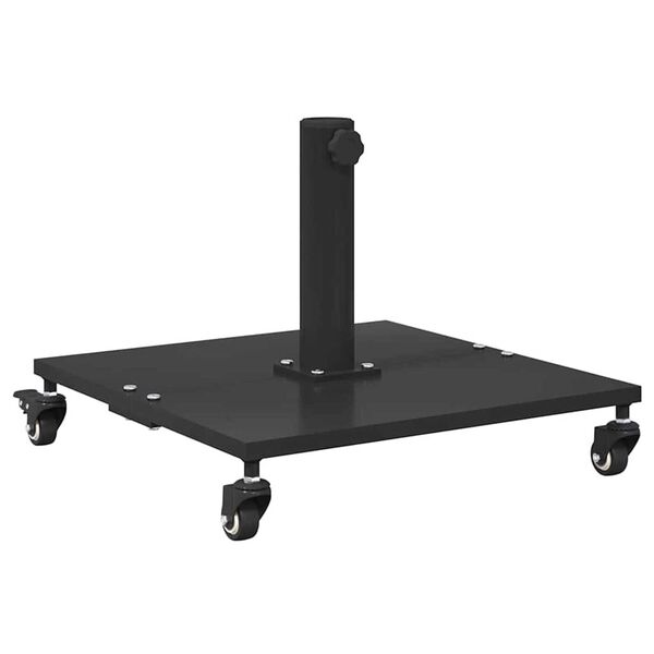 vidaXL Parasolvoet Zwart 45 x 45 x 31,5 cm
