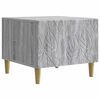 vidaXL Salontafel Grijs Sonoma 50 x 49 x 40 cm Bewerkt hout