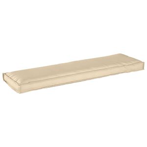 vidaXL Kussen Beige 140 x 40 x 8 cm Oxford Stof