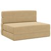 vidaXL Vouwbare Sofa Bed Matras Groen Grijs 100 x 80 x 60 cm Stof