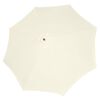 vidaXL Parasol 300x258 cm zandwit