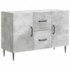 vidaXL Dressoir met lade Betongrijs 89 x 34,5 x 60 cm Bewerkt hout
