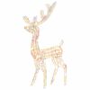 vidaXL Kerstversiering rendier 140 LED's 128 cm acryl meerkleurig