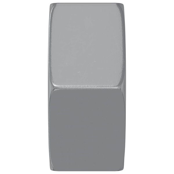 vidaXL Zeshoekige Moer Effen 2 pcs Zilver M6 IJzer