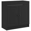 vidaXL Badkamer onder wastafel kast Zwart 56 x 37,5 x 81 cm