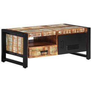 vidaXL Salontafel 100x50x41 cm massief gerecycled hout