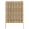 vidaXL Tuinkast 55x59x80 cm poly rattan beige