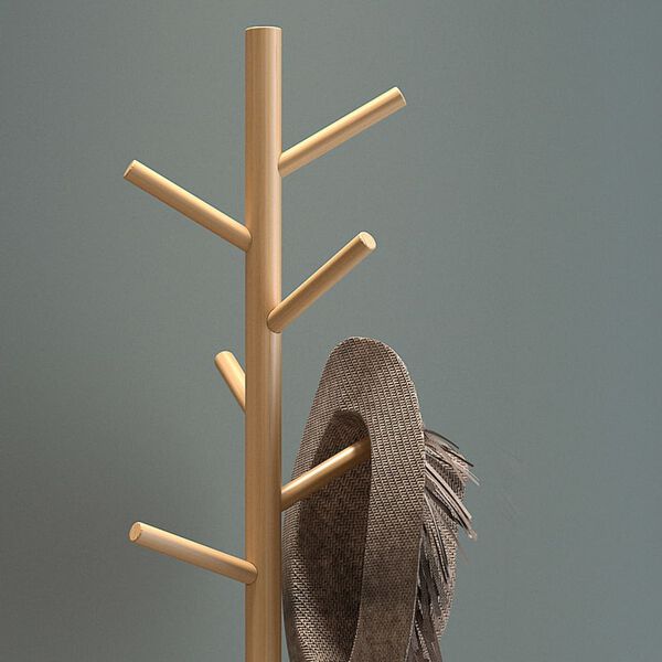 Rousseau Kapstok Alba metaal wit