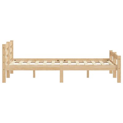 vidaXL Bedframe massief grenenhout 180x200 cm