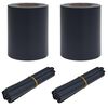 vidaXL Tuin Privacyschermen 70 x 0,19 m PVC Donkergrijs