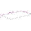 vidaXL Tafelblad met natuurlijke rand 120x60x2,5 cm massief mangohout