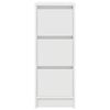 vidaXL Dressoir 29,5x34x76 cm spaanplaat wit
