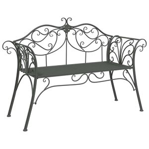 vidaXL Tuinbank 2-Aantal zitplaatsen 130 x 47 x 90 cm Staal