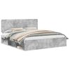 vidaXL Bedframe met hoofdeinde Beton 180 x 200 cm Massief grenenhout