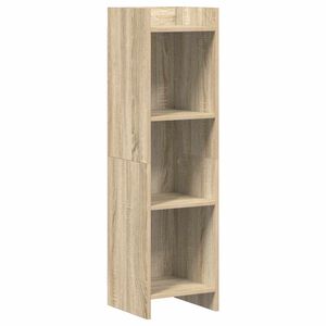 vidaXL Boekenkast Sonoma Eiken 30 x 30 x 111 cm Bewerkt hout