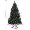 vidaXL Kunstkerstboom met 300 LED's 240 cm