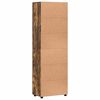 vidaXL Hoge kast met plank Gerookt eiken 60 x 35 x 182 cm Bewerkt hout