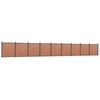 vidaXL Schuttingpaneel 1564x186 cm HKC bruin