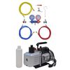 vidaXL Vacu&uuml;mpomp 100 L/min met 2-voudige manometerset
