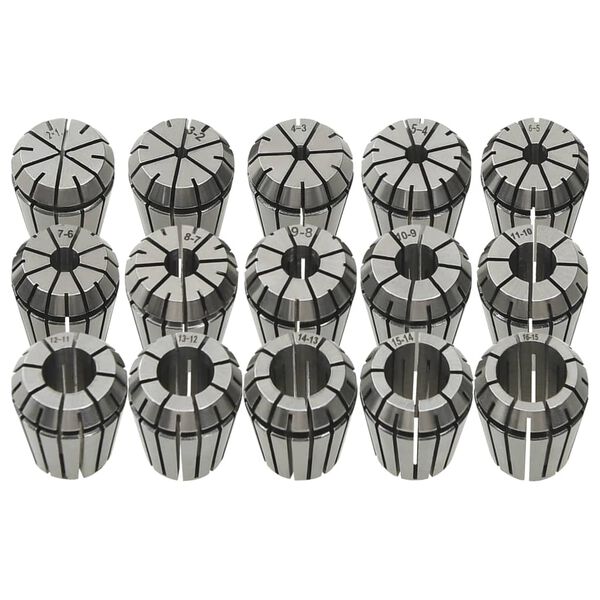 vidaXL 15-delige Spantangenset ER25