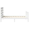 vidaXL Bedframe zonder matras massief grenenhout wit 90x190 cm
