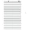 vidaXL Jaloezie Wit 75 x 130 cm 35 mm Massief Paulowniahout