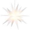 vidaXL Kerstlamp met LED inklapbaar 43 cm wit