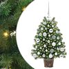 vidaXL Kunstkerstboom met 150 LED met standaard Groen 75 cm PE en PVC