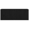 vidaXL TV-kast 2 pcs Zwart Eiken 80 x 30 x 30 cm Bewerkt hout