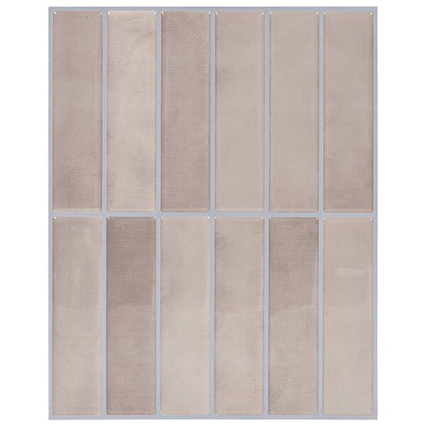 vidaXL Rechthoekige Tegel 10 pcs Beige Koffie 29 x 23 x 0,08 cm