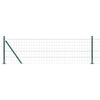 vidaXL Euro-hek met betonnen voetstuk 50 x 0,4 m PVC-Coated Staal Mesh