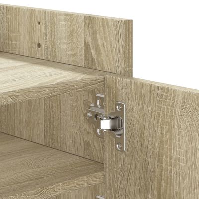 vidaXL Tv-meubel 100x35x40 cm bewerkt hout sonoma eikenkleurig