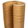 vidaXL Balkonscherm 1000x90 cm poly rattan lichtbruin