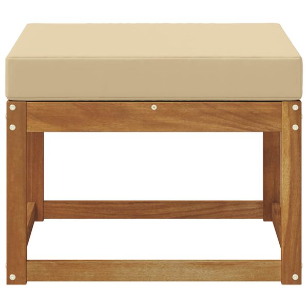 vidaXL Buiten Voetenbank Massief Acaciahout Naturel