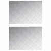 vidaXL Trap Tread 2 st 70 x 50 cm Zilver Aluminium Rechthoekig