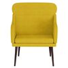 vidaXL Fauteuil 63x76x80 cm fluweel geel