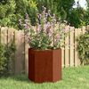 vidaXL Plantenbak roestig 40x40x45 cm cortenstaal