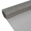 vidaXL Draadhekken 100 x 500 cm Roestvrij staal 304 zilver