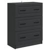 vidaXL Ladenkast Zwart 66 x 34,5 x 87 cm Bewerkt hout