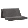 vidaXL Vouwbare Bankbed 140 x 67 x 45 cm Donkergrijs