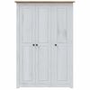 vidaXL Kledingkast Panama Range 118x50x171,5 cm grenenhout wit
