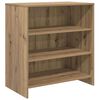 vidaXL Dressoir 3 pcs Artisan Eiken 70 x 41 x 75 cm Bewerkt hout