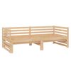 vidaXL Slaapbank uitschuifbaar massief grenenhout 2x(90x200) cm